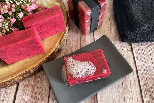 How to Make Poppy Seed Soap (Perfect for Mother's Day!) - Craftovator