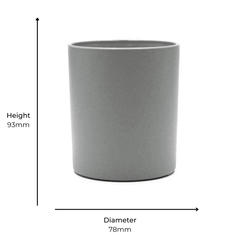 Karen / Lotti / Lucy 30cl Matte Grey Container - Craftovator