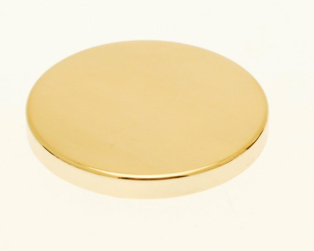 30cl Gold Candle Glass Lid - Craftovator