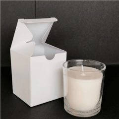 30cl White Candle Box - Craftovator