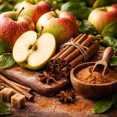 Huile parfumée pomme-cannelle