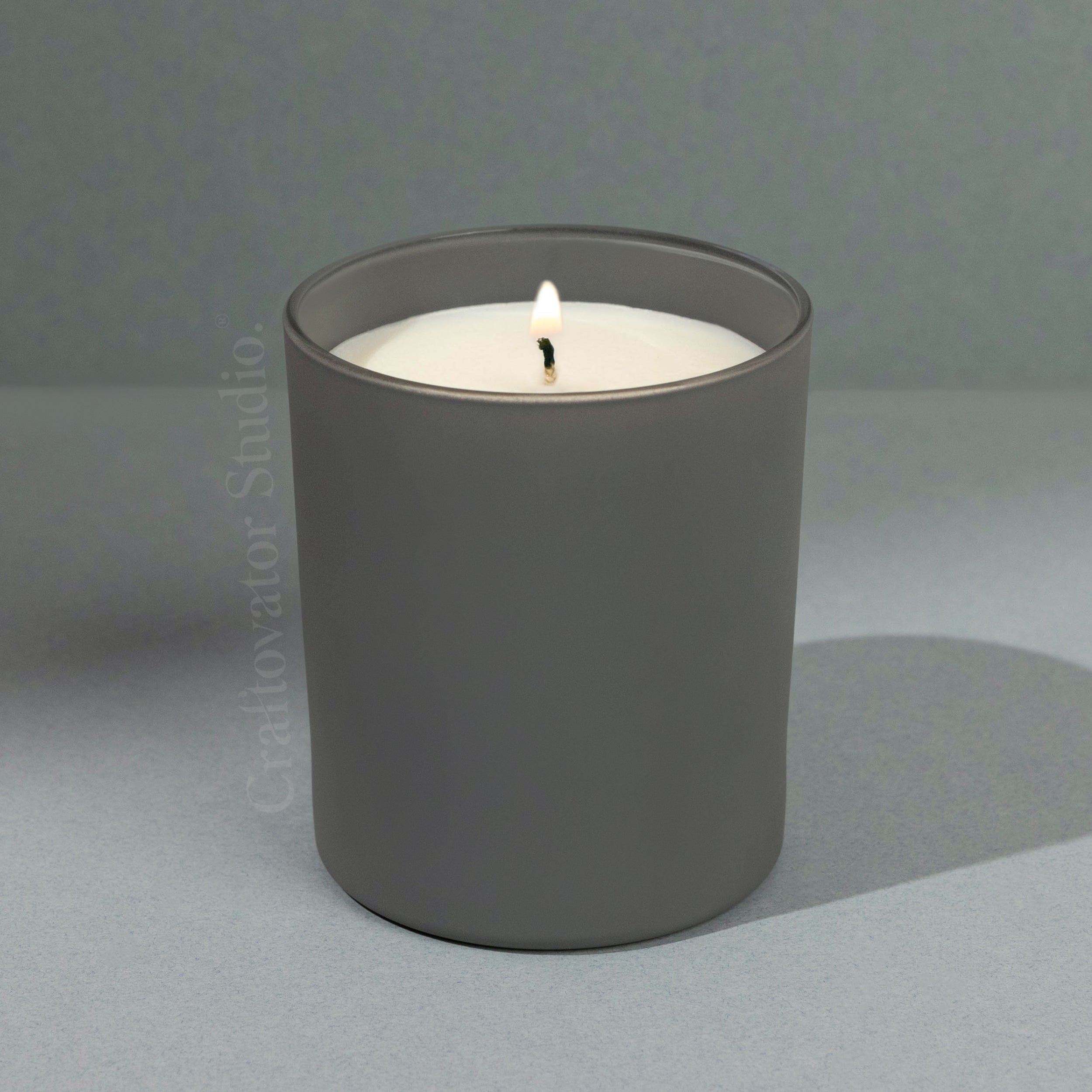 Karen / Lucy 30cl Matte Grey Container