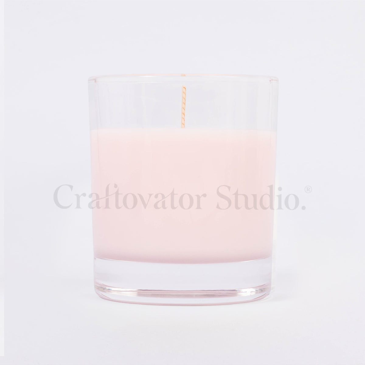 30cl Clear Pink Luxury Scented Candle