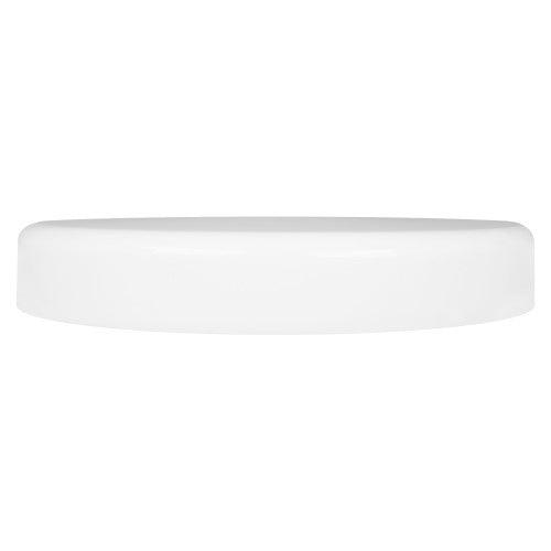 Glossy White Round Cap (For 250ml & 500ml) - Craftovator