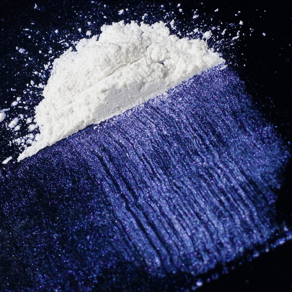 Iridescent Blue Synthetic Mica Powder - Craftovator