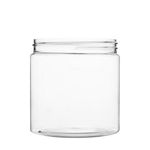 Round Plastic Jar 500ml - Craftovator