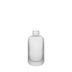 Rounded Frosted Glass Screw Bottle 50ml - Craftovator