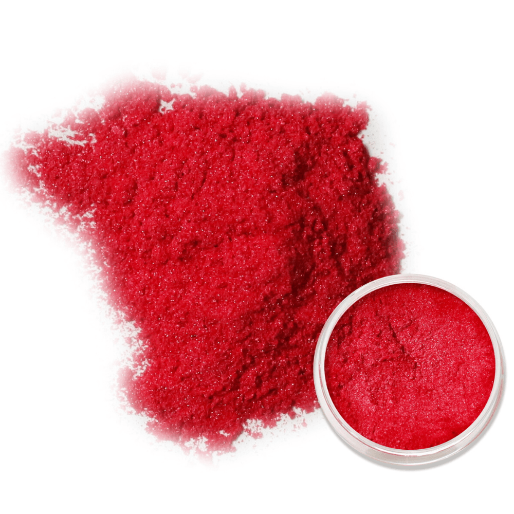 Strawberry Red Synthetic Mica Powder - Craftovator