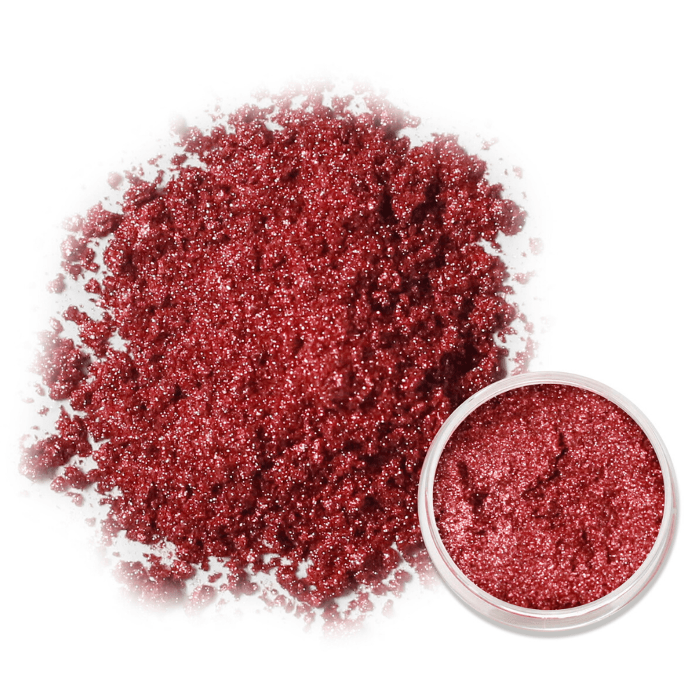Wine Red Synthetic Mica Powder - Craftovator