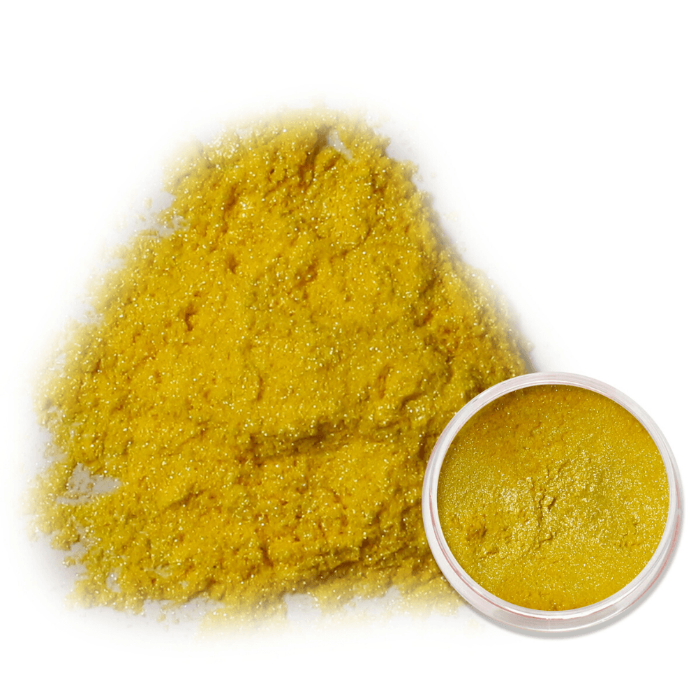 Yellow Synthetic Mica Powder - Craftovator